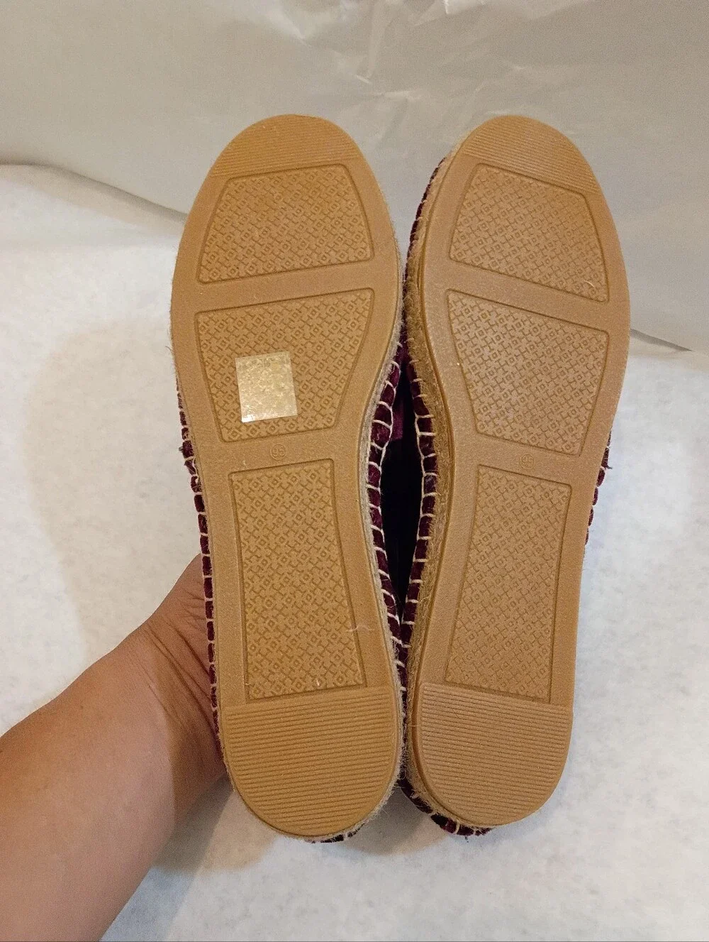 Tory Burch velvet Women's espadrilles Size 9.5